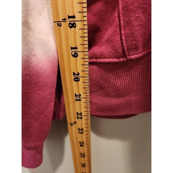 Wildfox Womens Olivia Tie-Dye Hoodie Nwt Sz M Front Hoodie Pocket Crop Relaxed - Picture 10 of 11